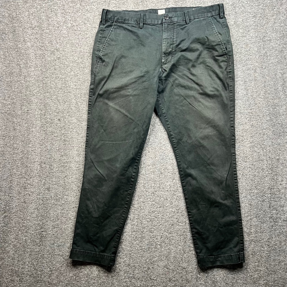Gap Pants Mens 36x30 Green Fits 37x29 Essential Khaki Athletic Fit Chino